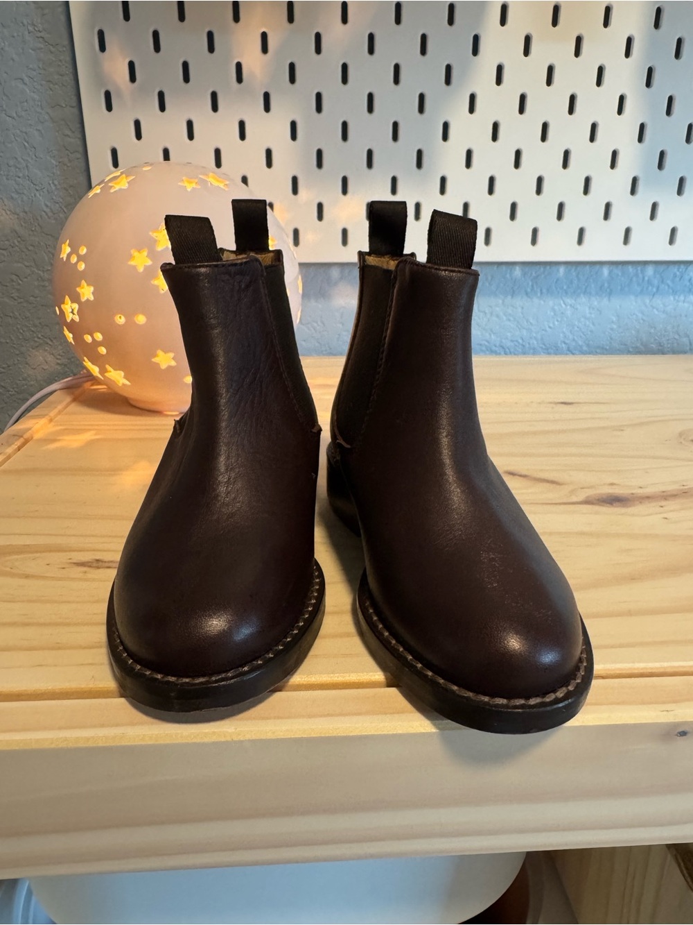 Crewcuts Dark Brown Kids Chelsea Boots